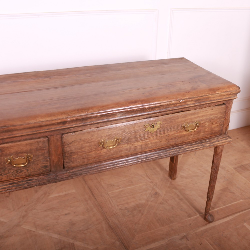 18th Century English Dresser Base View X