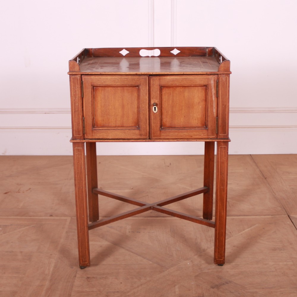 English Mahogany Bedside Cupboard