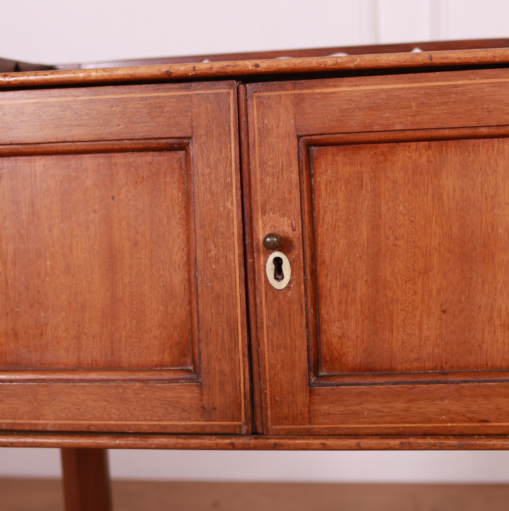 English Mahogany Bedside Cupboard View IV