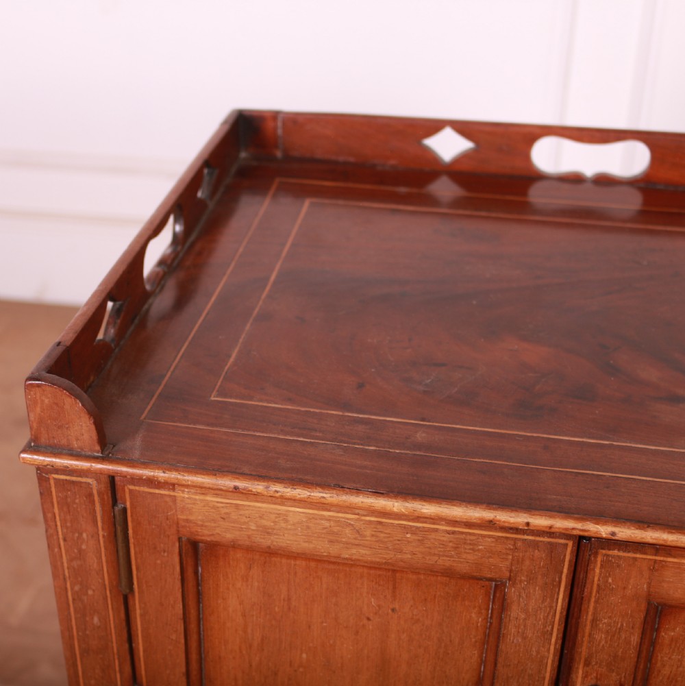 English Mahogany Bedside Cupboard View VI