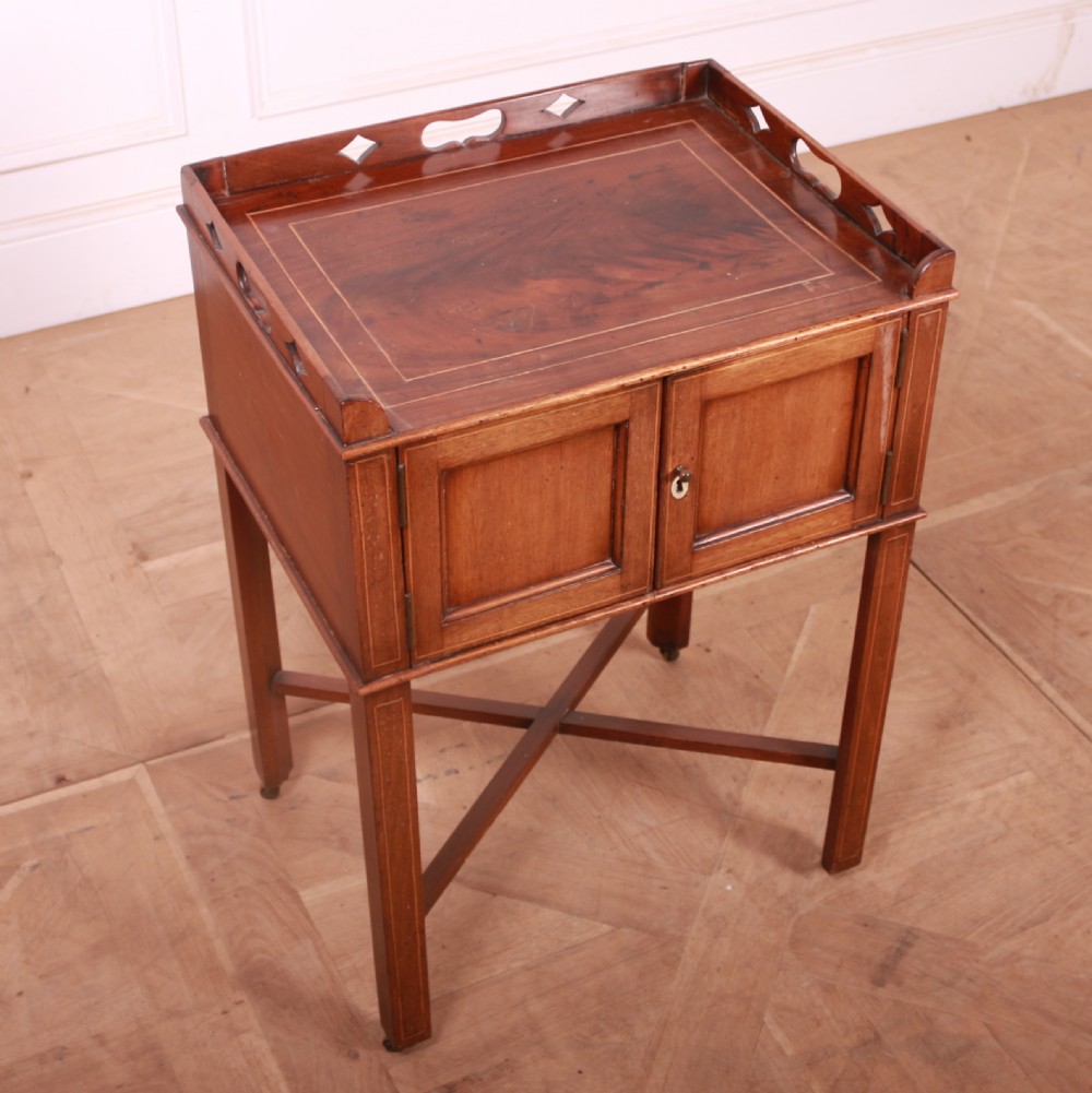 English Mahogany Bedside Cupboard View VII
