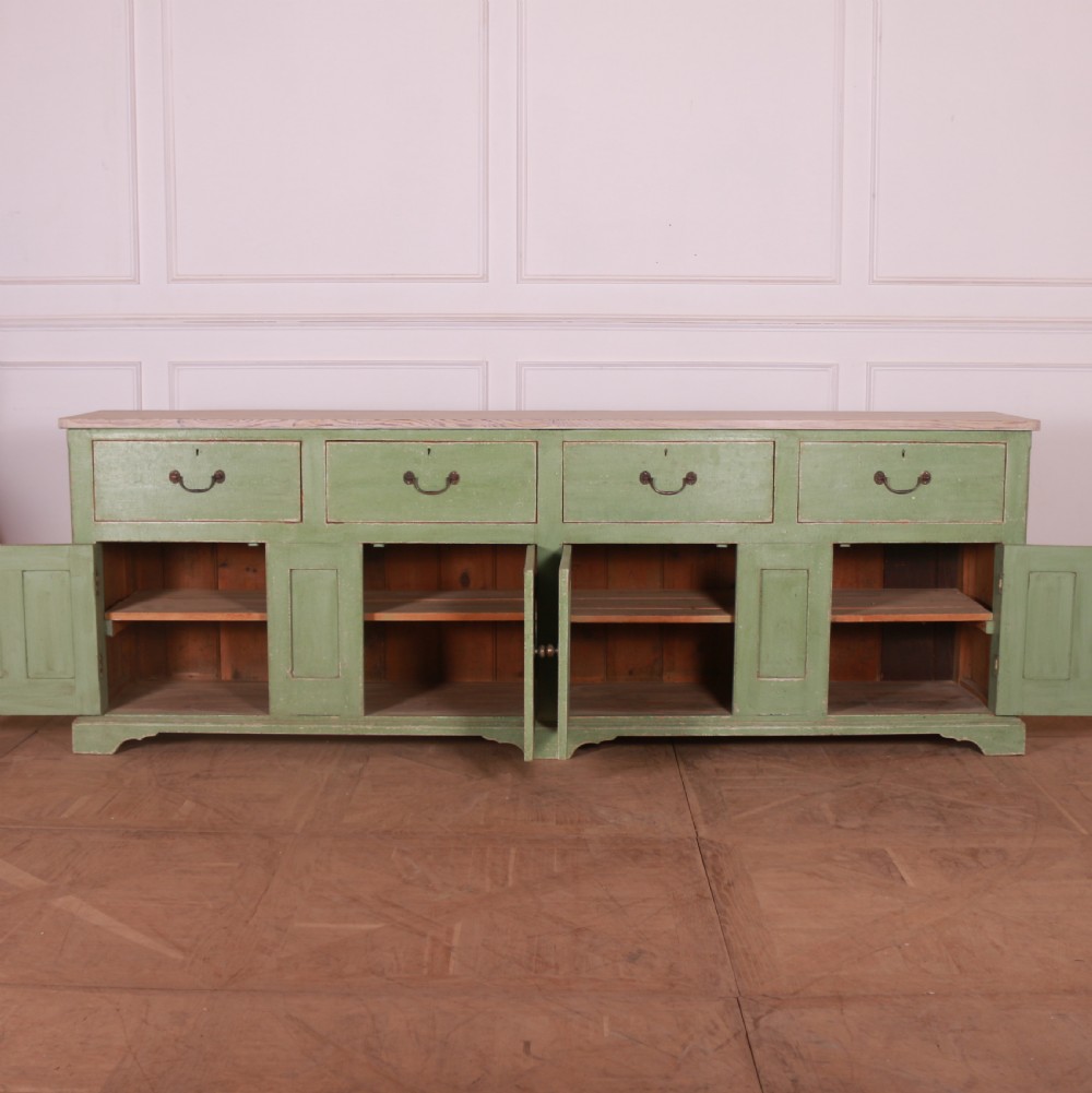 Painted Country House Dresser Base View VII