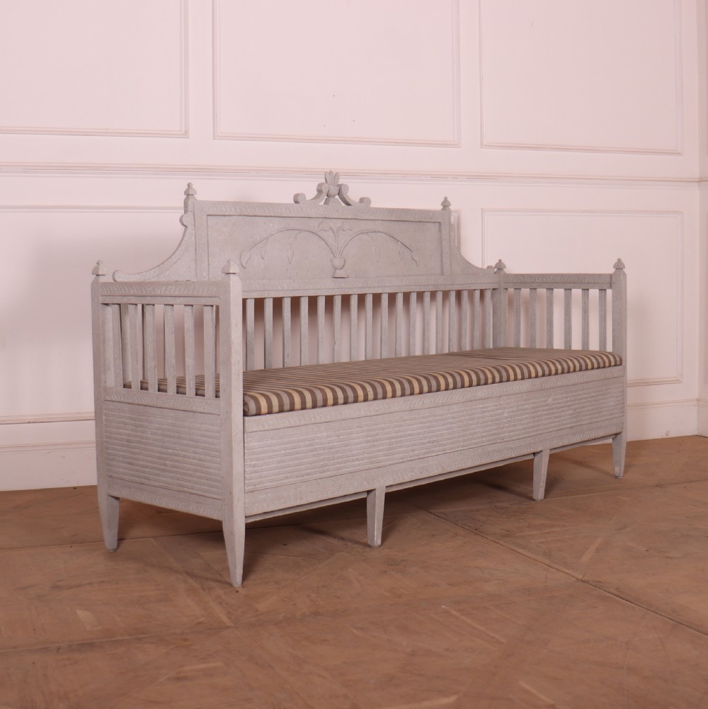 Painted Swedish Settle