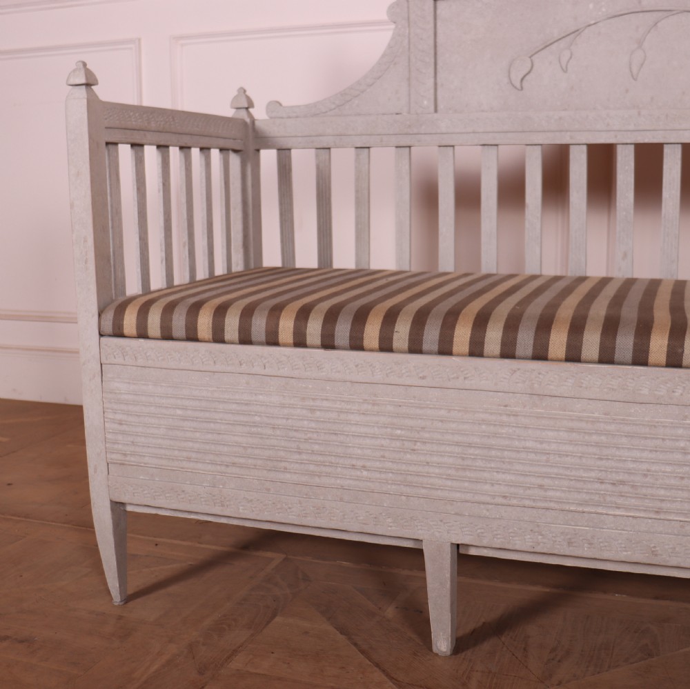 Painted Swedish Settle View IV