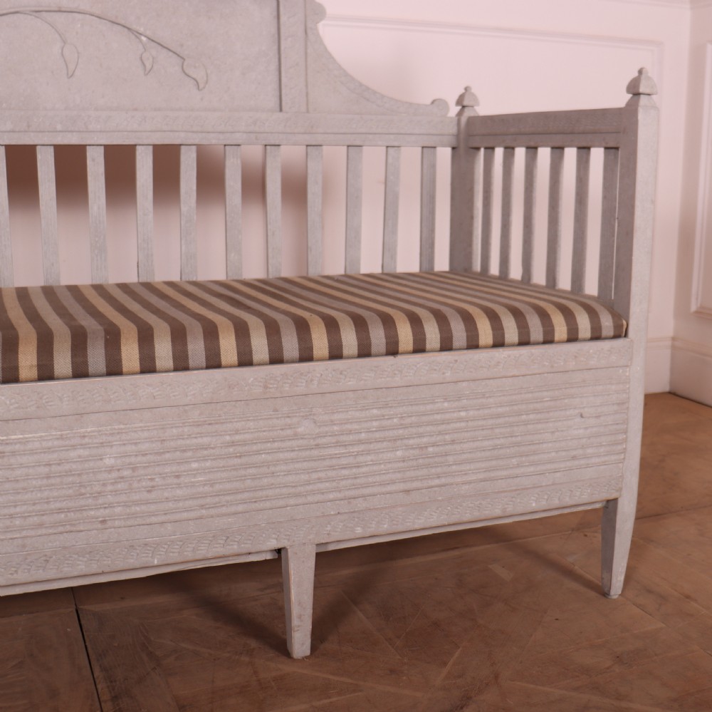 Painted Swedish Settle View V