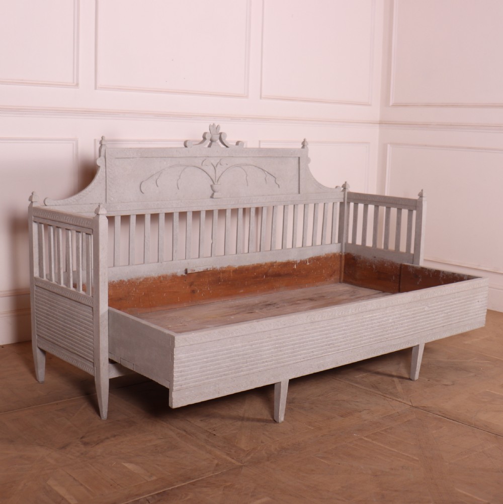 Painted Swedish Settle View IX