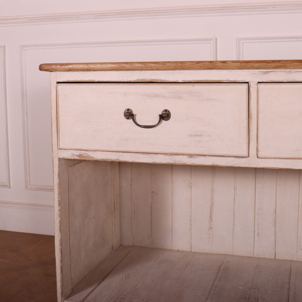 English Painted Dresser Base View III