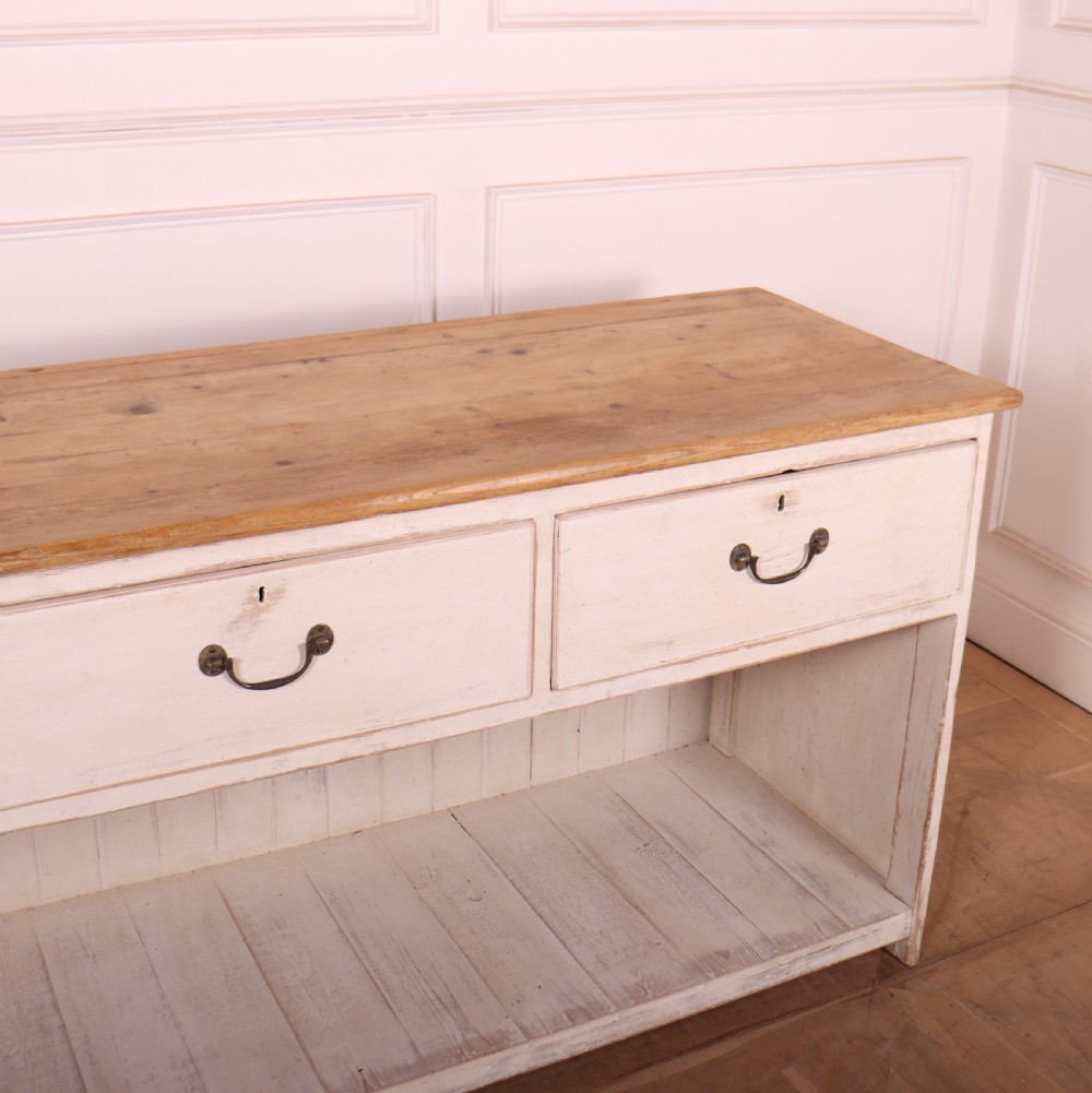 English Painted Dresser Base View VIII