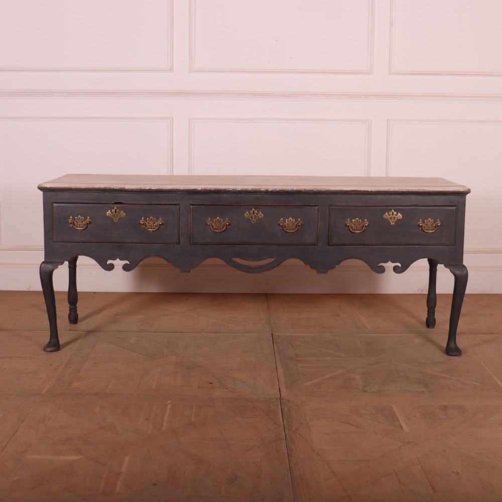 18th Century Painted Dresser Base View II
