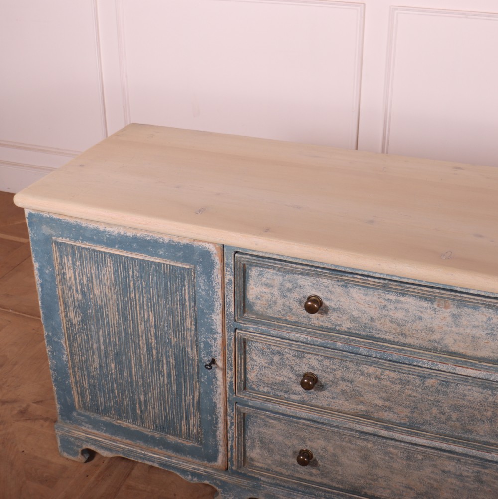 Swedish Style Painted Dresser Base View VII
