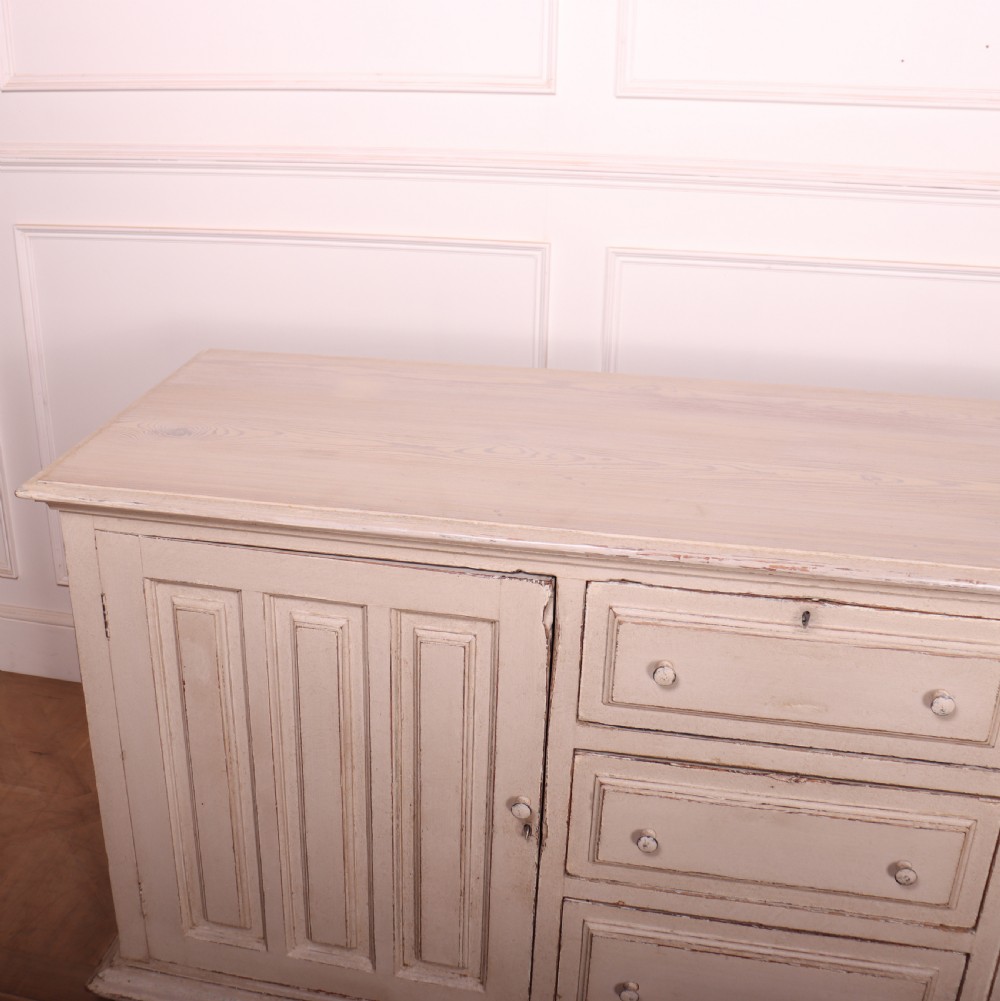 English Painted Dresser Base View IX