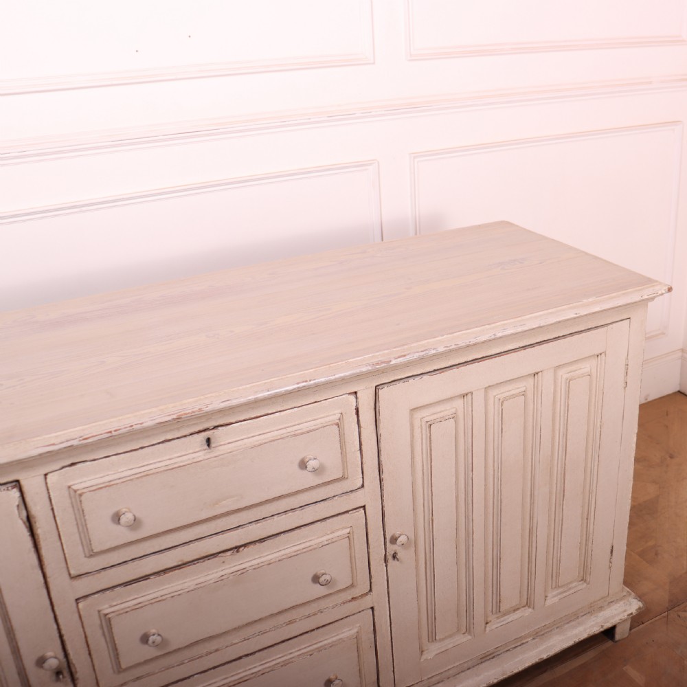 English Painted Dresser Base View XI