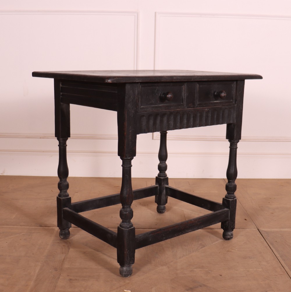 18th Century Painted Lamp Table View II