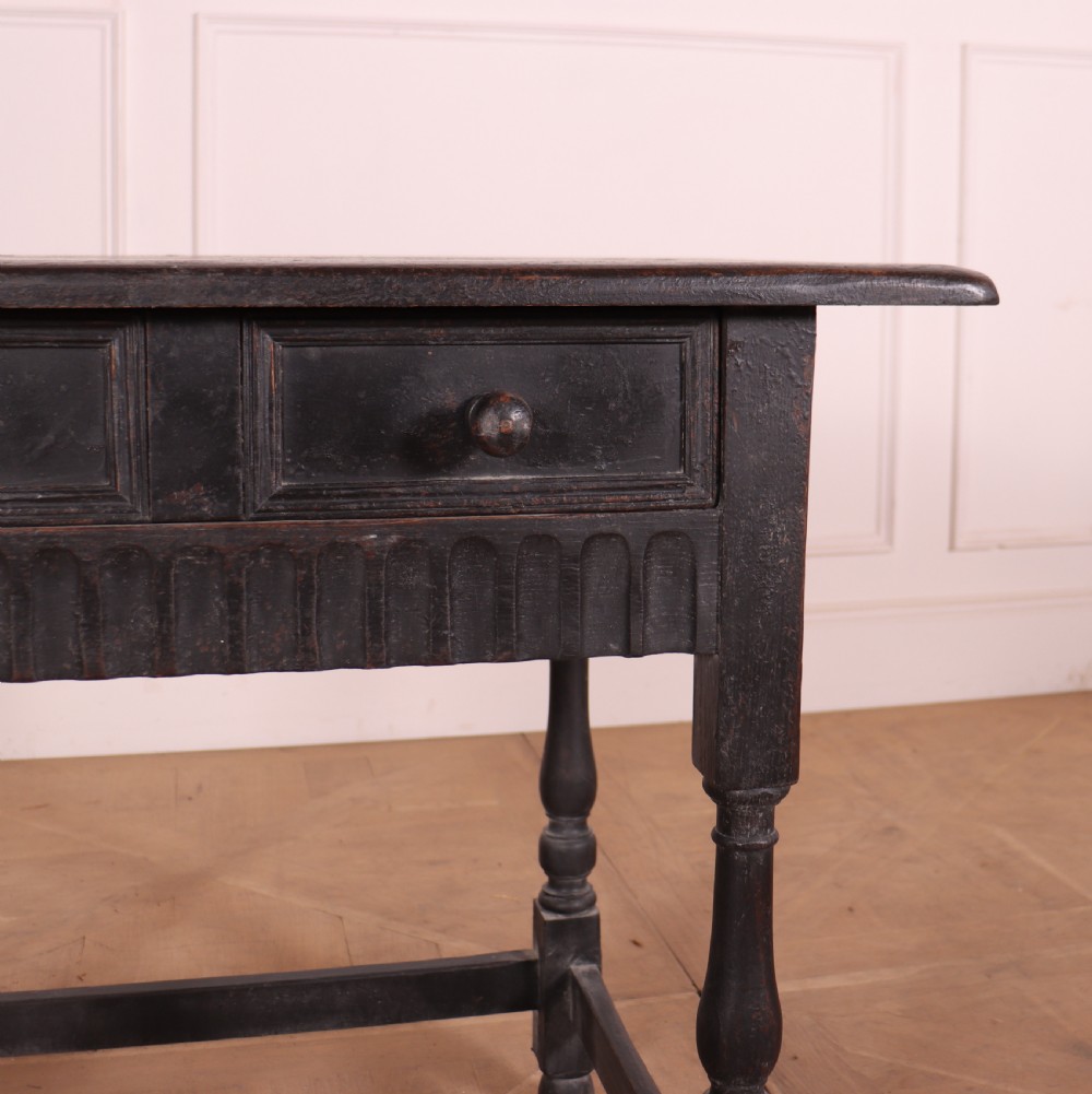 18th Century Painted Lamp Table View IV