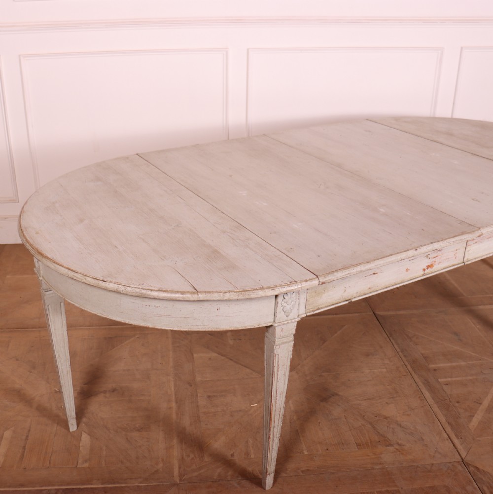 Swedish Gustavian Period Dining Table View V