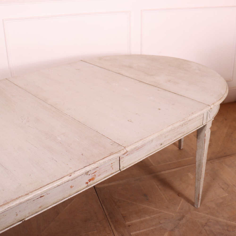 Swedish Gustavian Period Dining Table View VI