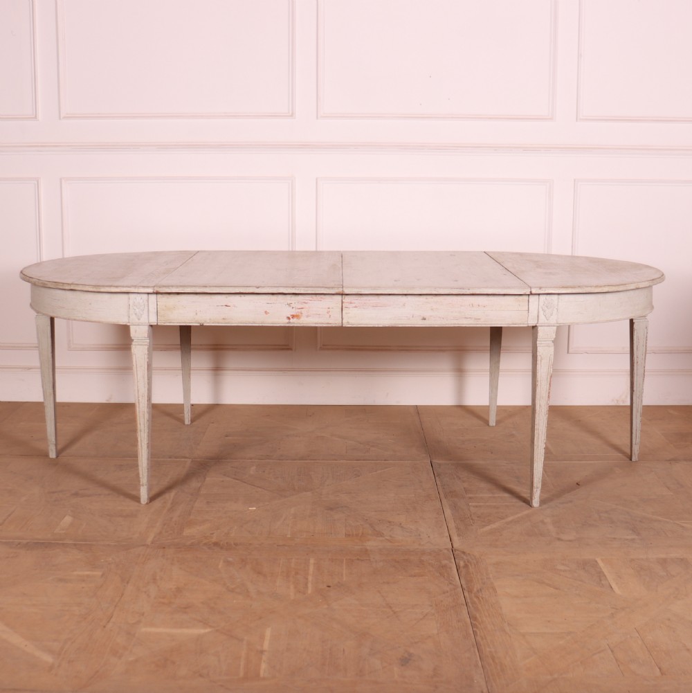 Swedish Gustavian Period Dining Table View IX