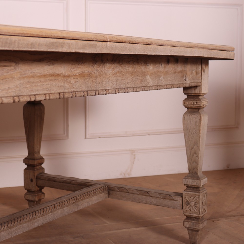 Italian Bleached Oak Table View III
