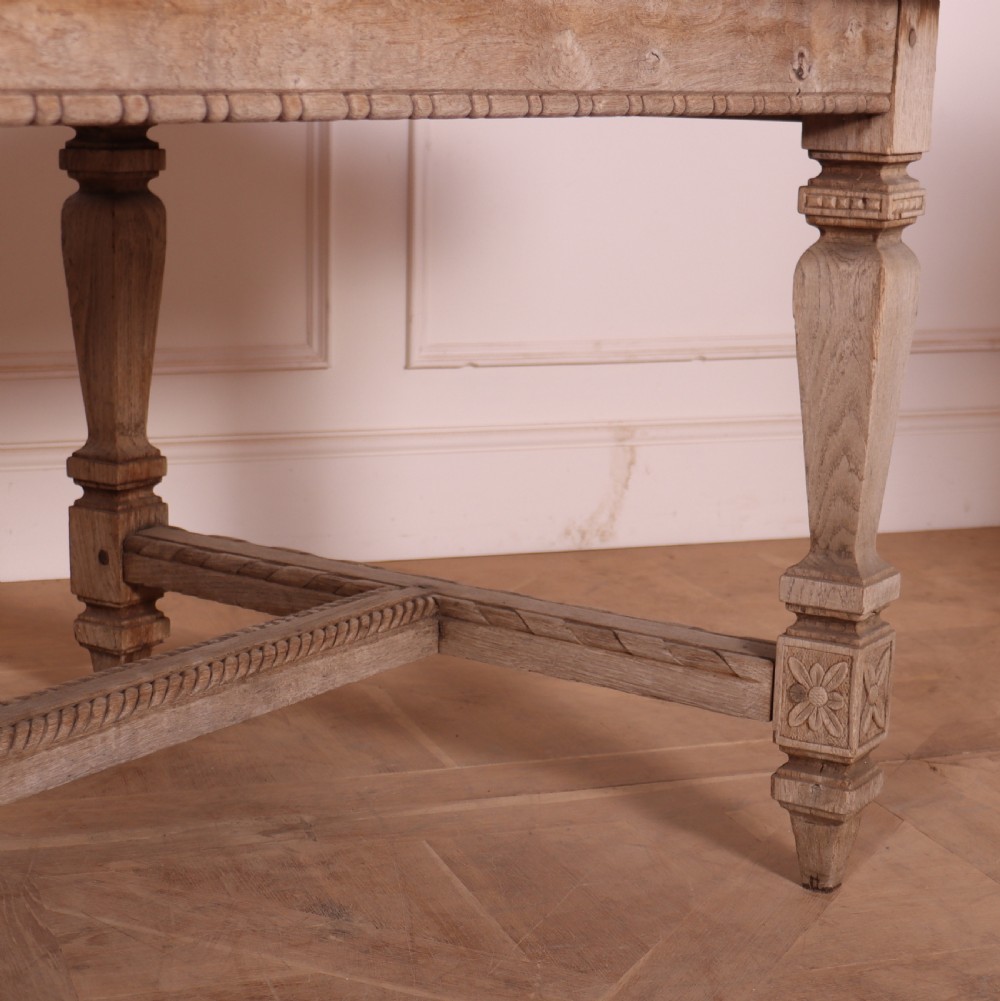 Italian Bleached Oak Table View IV