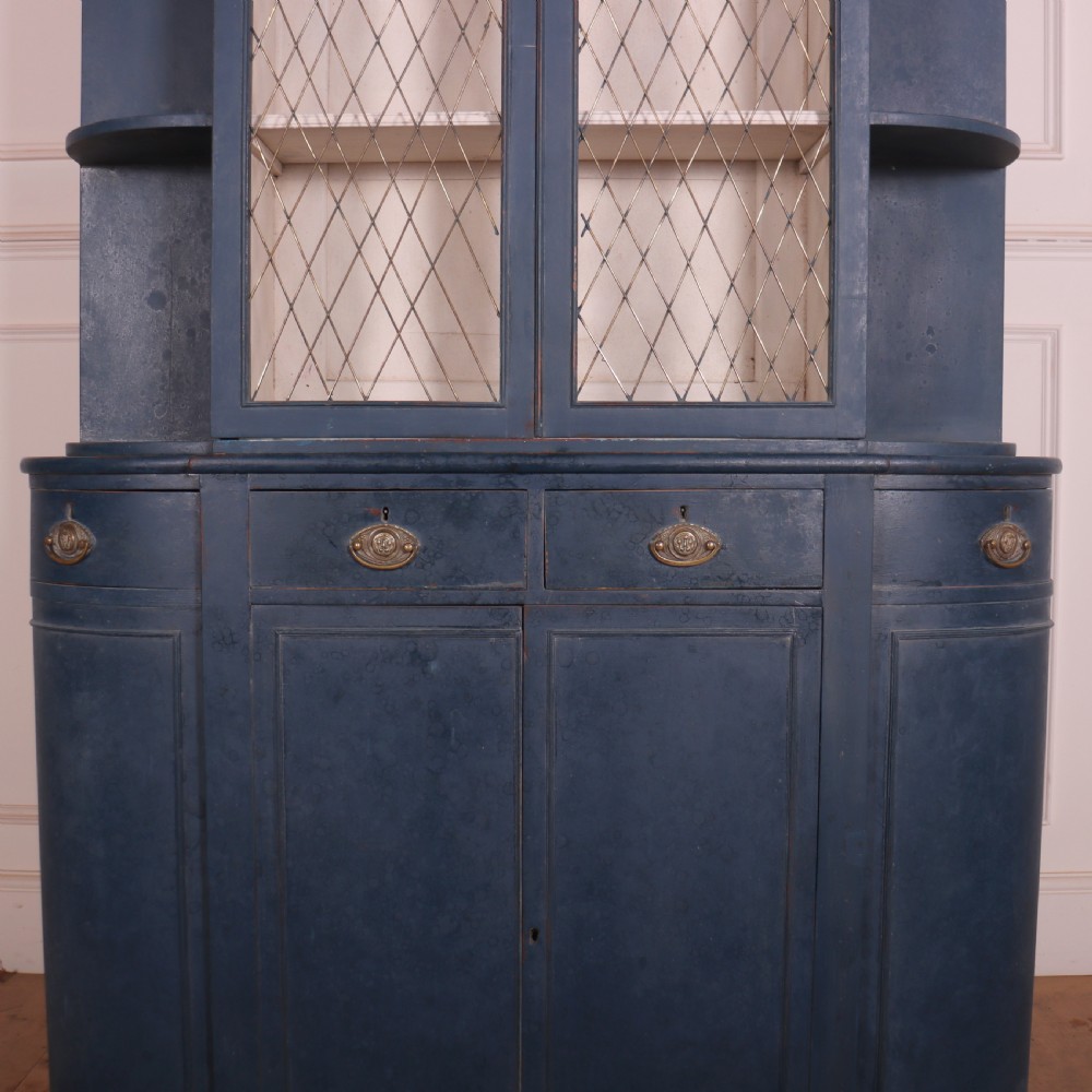 English Painted Bookcase View II