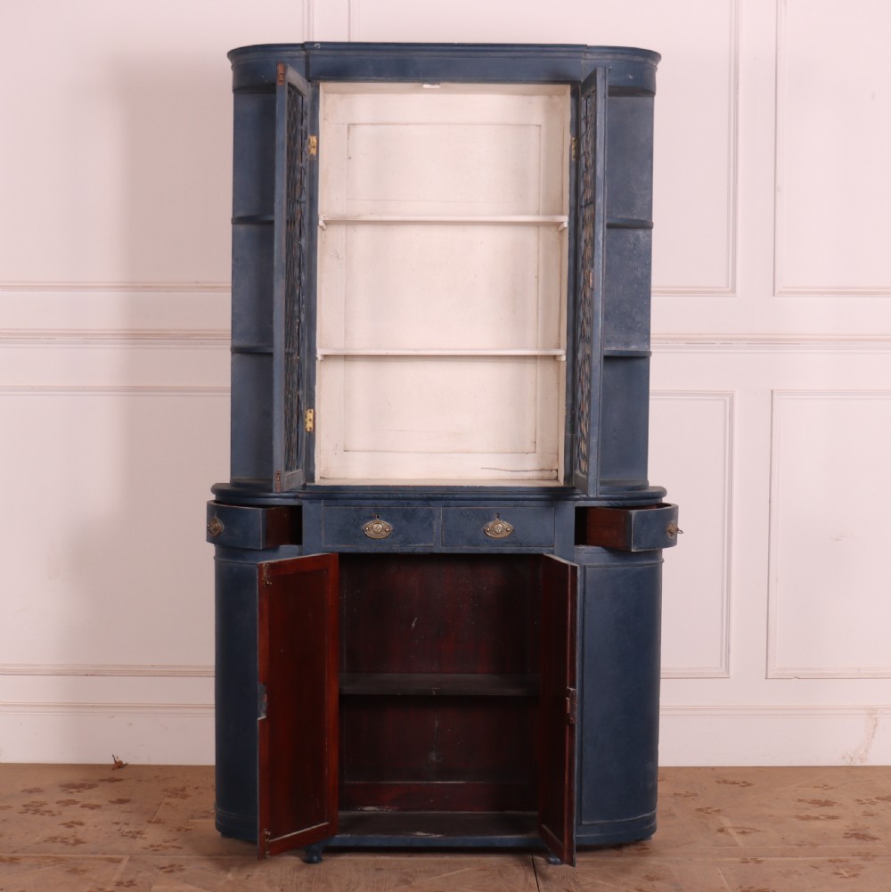 English Painted Bookcase View IV