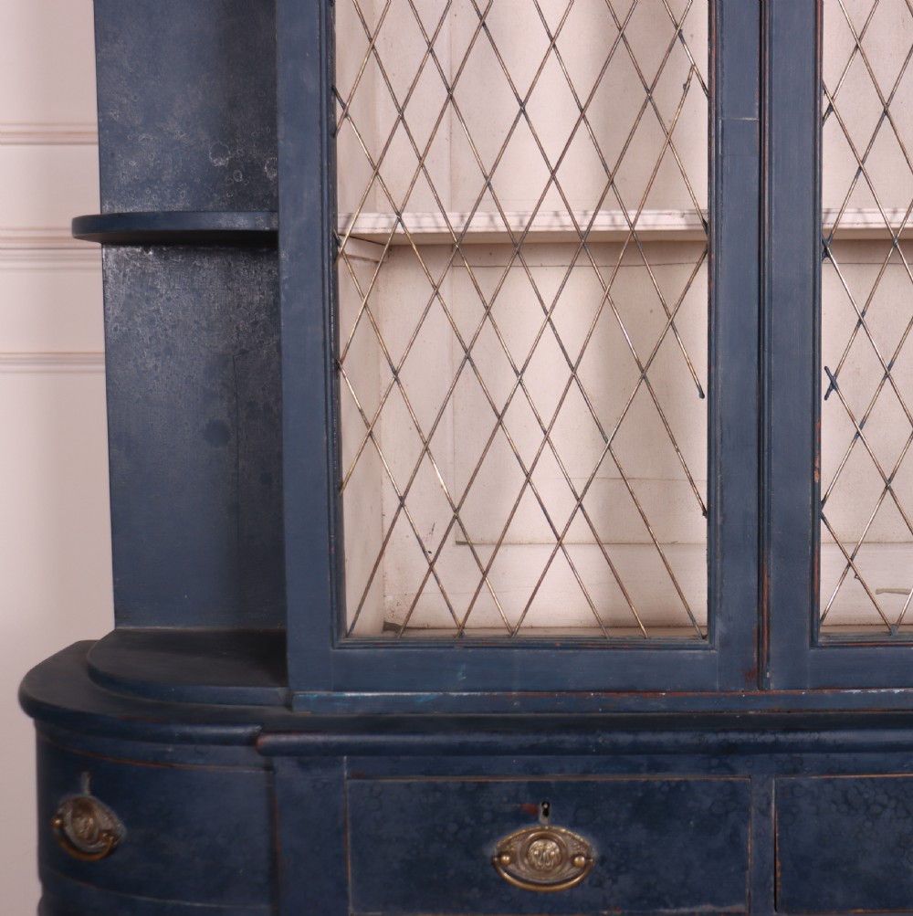English Painted Bookcase View VI