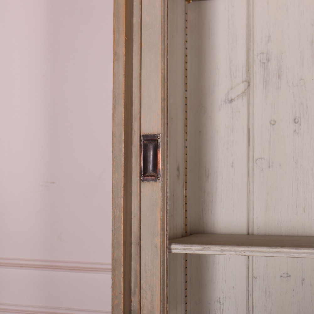 English Painted Glazed Bookcase View VI