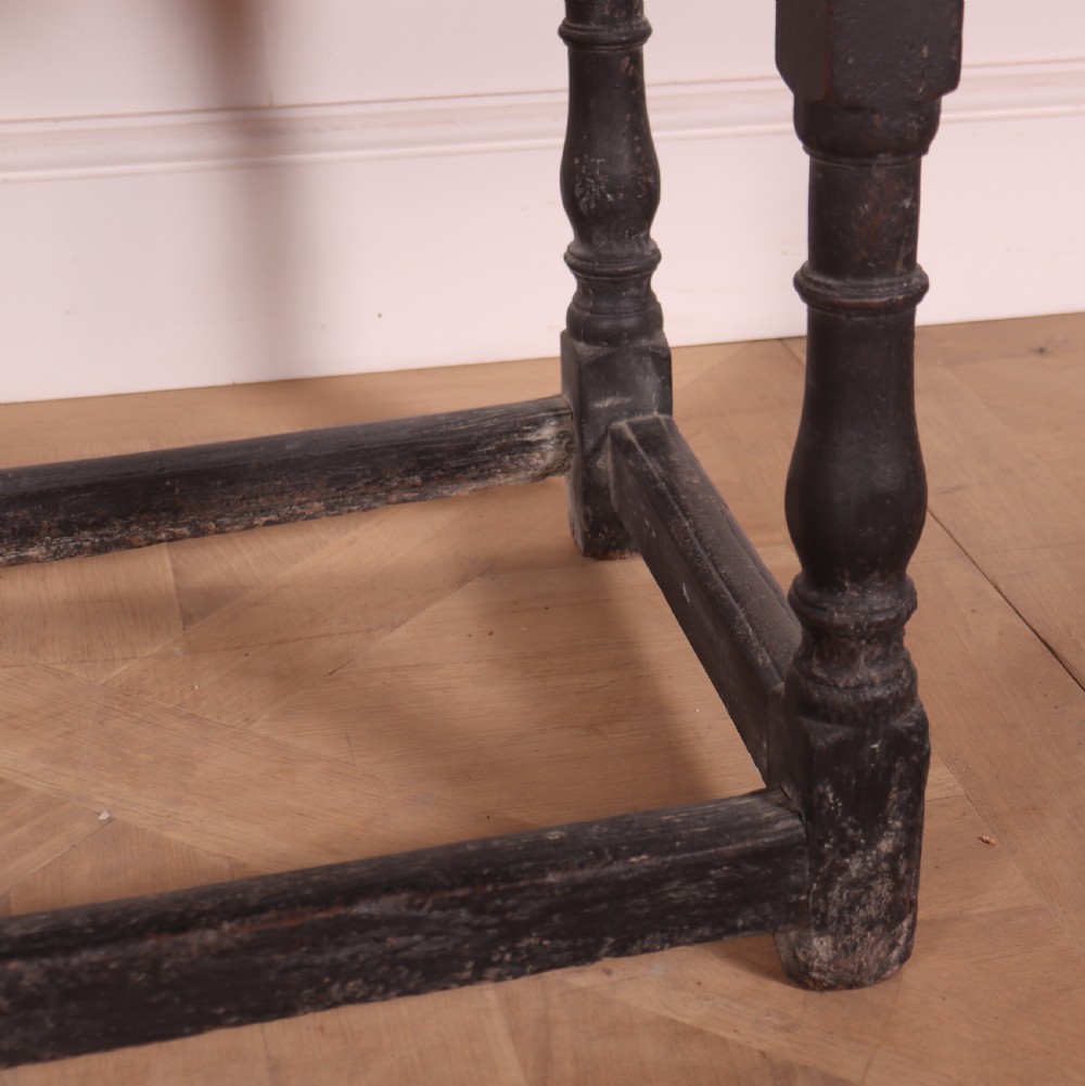 English Painted Oak Lamp Table View III