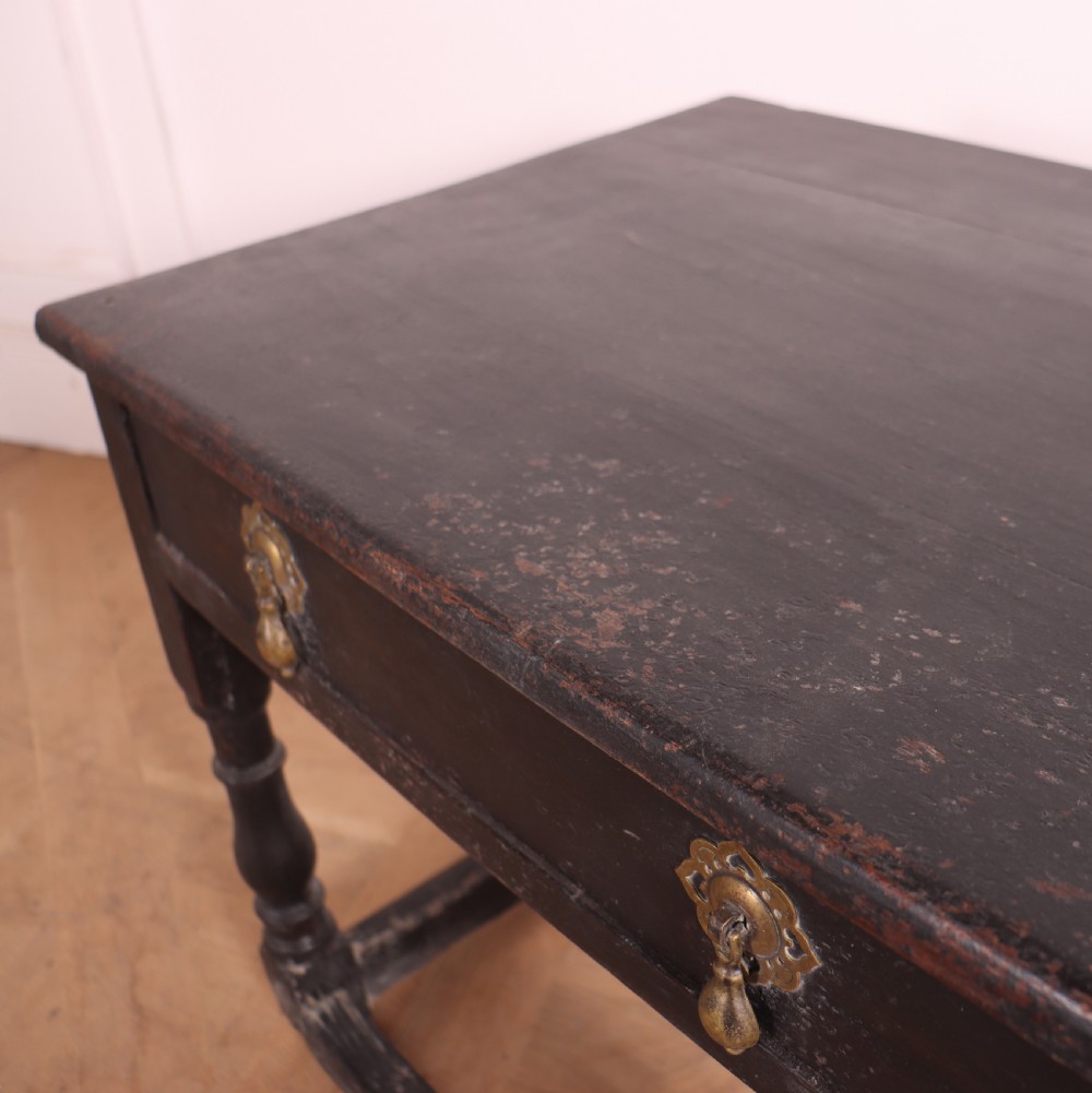 English Painted Oak Lamp Table View VI