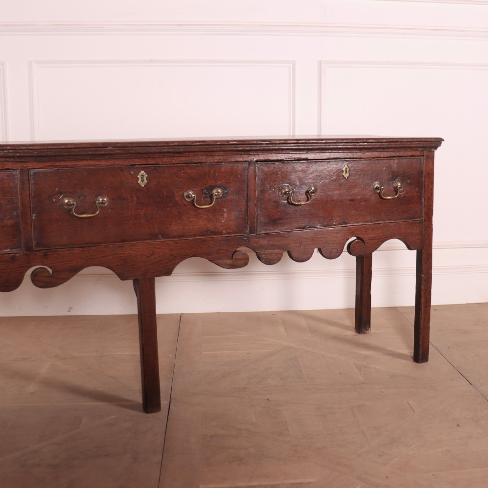 18th Century Oak Dresser Base View V