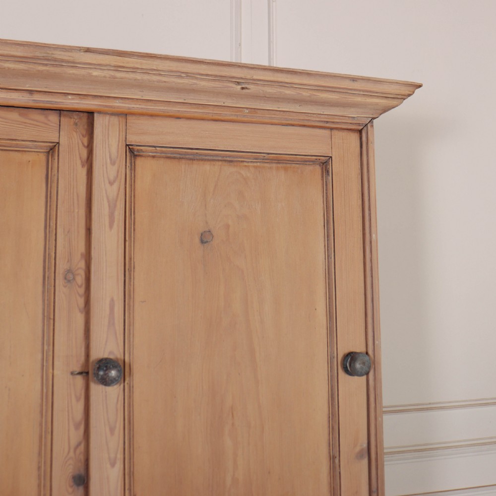 English Bleached Housekeepers Cupboard View V
