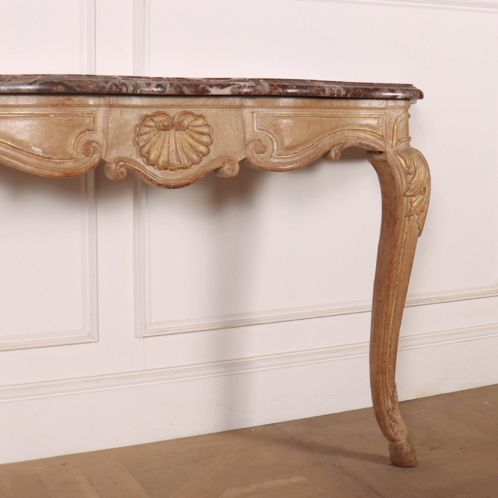 French Marble Top Console Table View IV