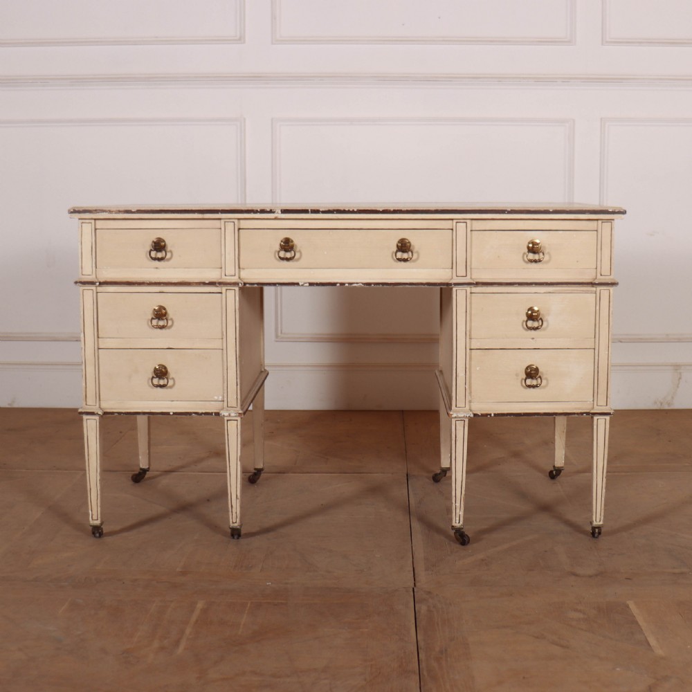 English Painted Pine Desk