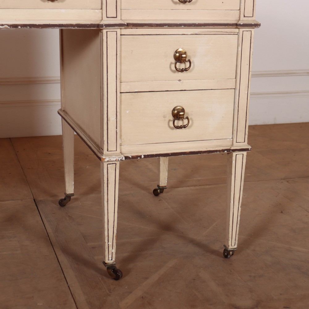 English Painted Pine Desk View III