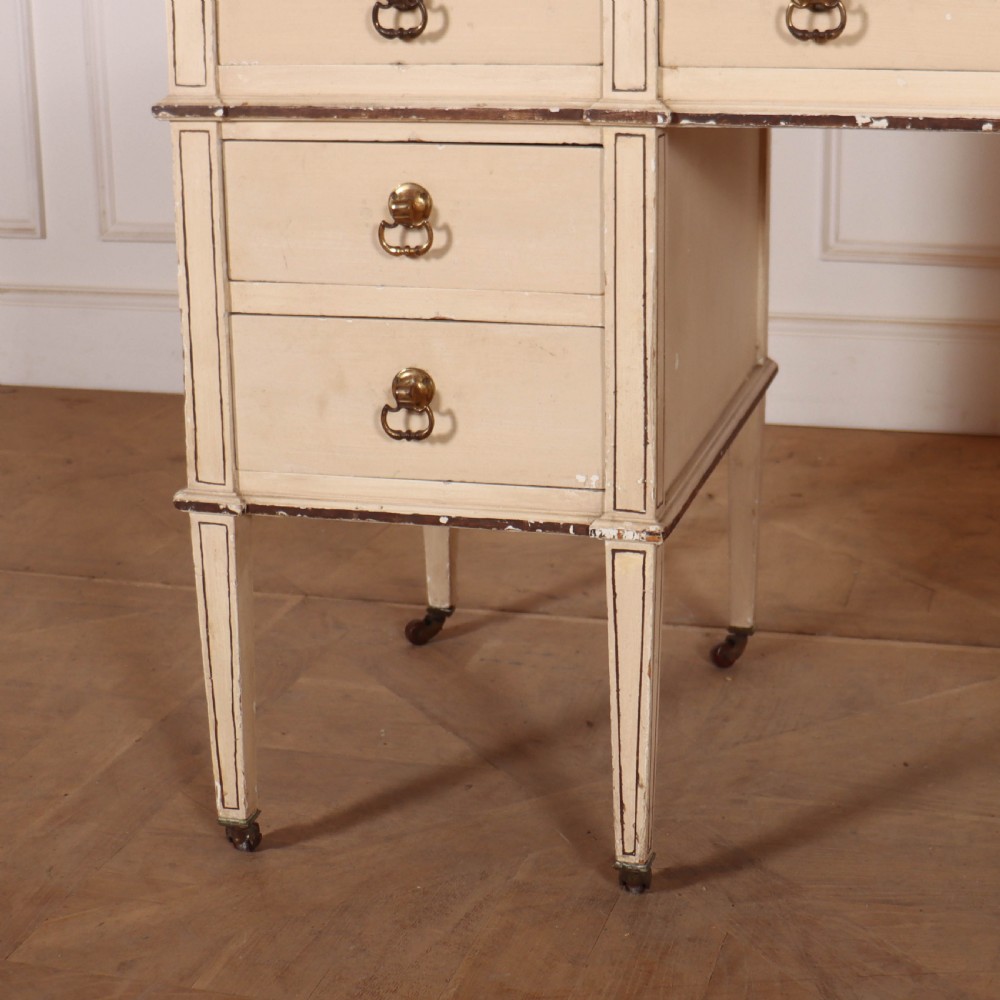 English Painted Pine Desk View V