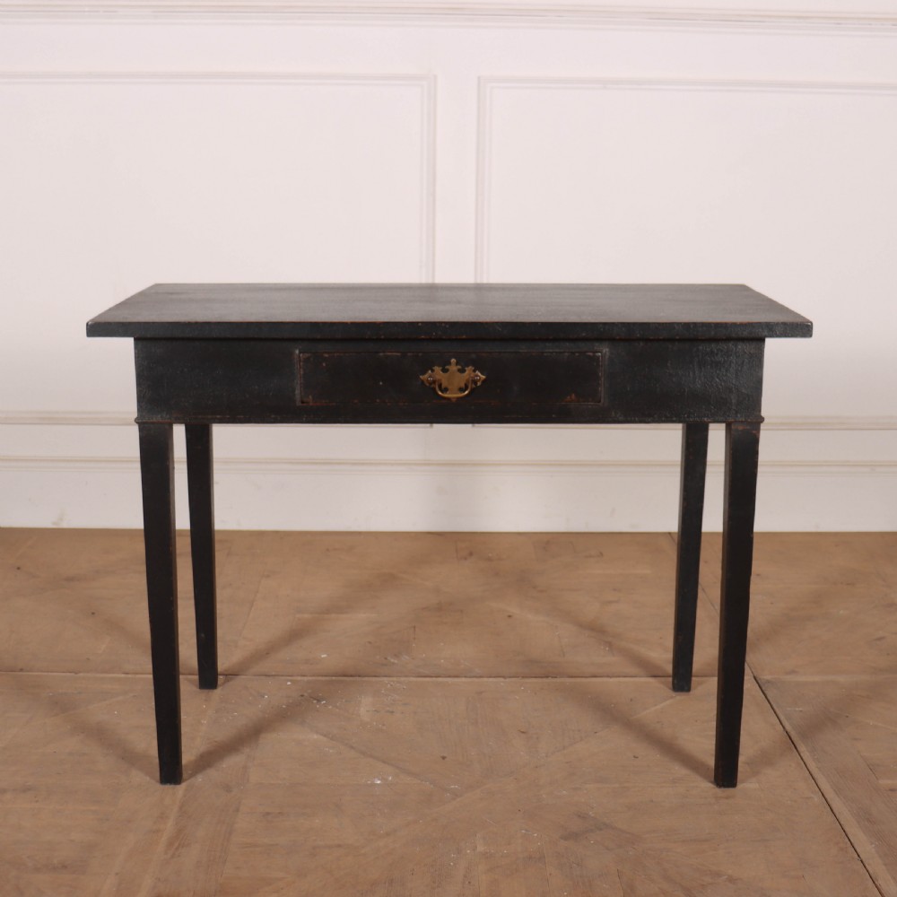 English Painted Lamp Table