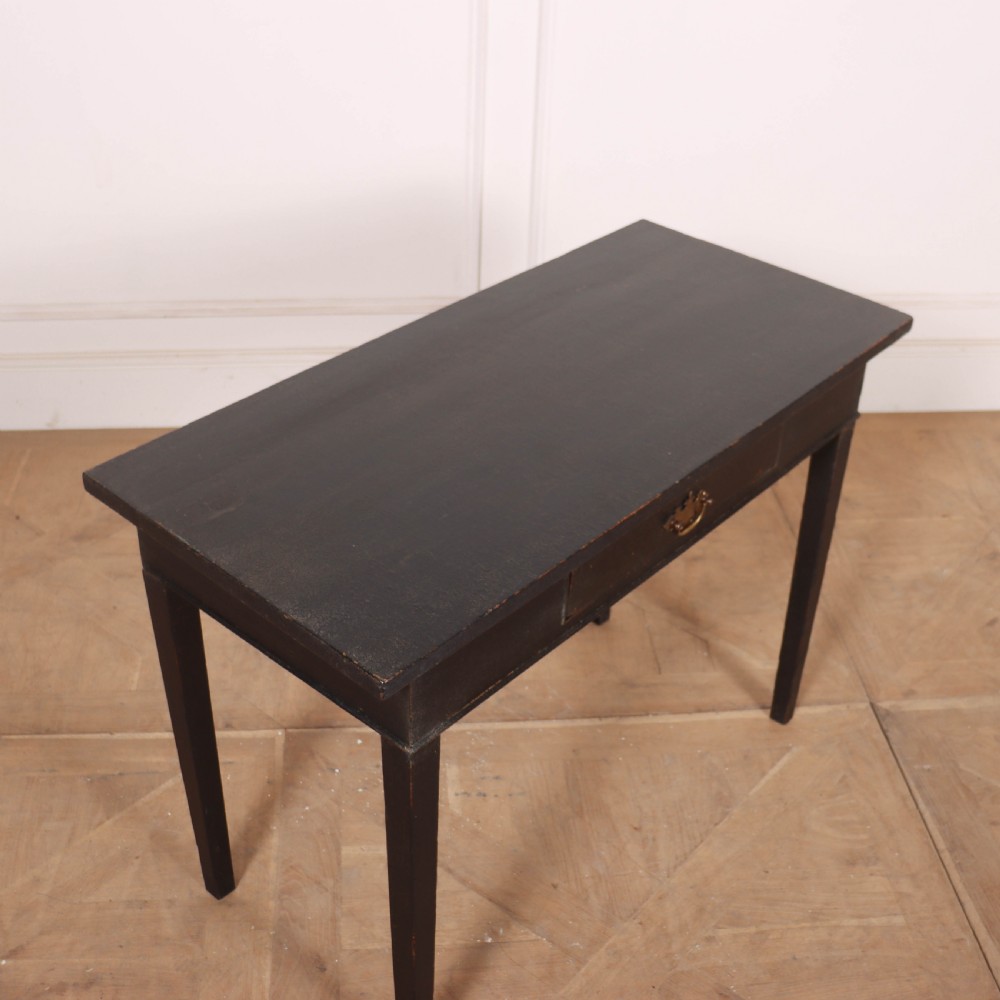 English Painted Lamp Table View VI