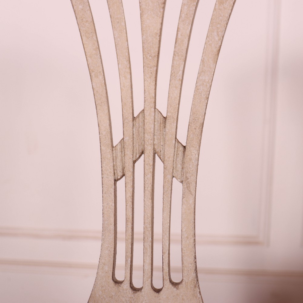 Exceptional Early 20th C Swedish Gustavian Style Dining Room Table and Chairs View XXIII