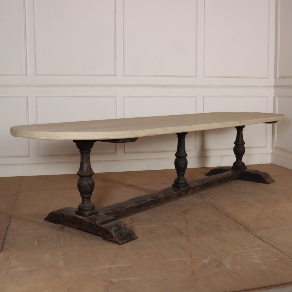Italian Pine Trestle Table