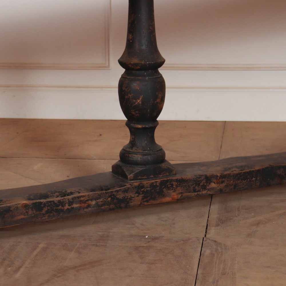 Italian Pine Trestle Table View III