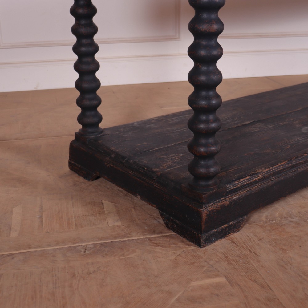 French Painted Oak Console Table View II