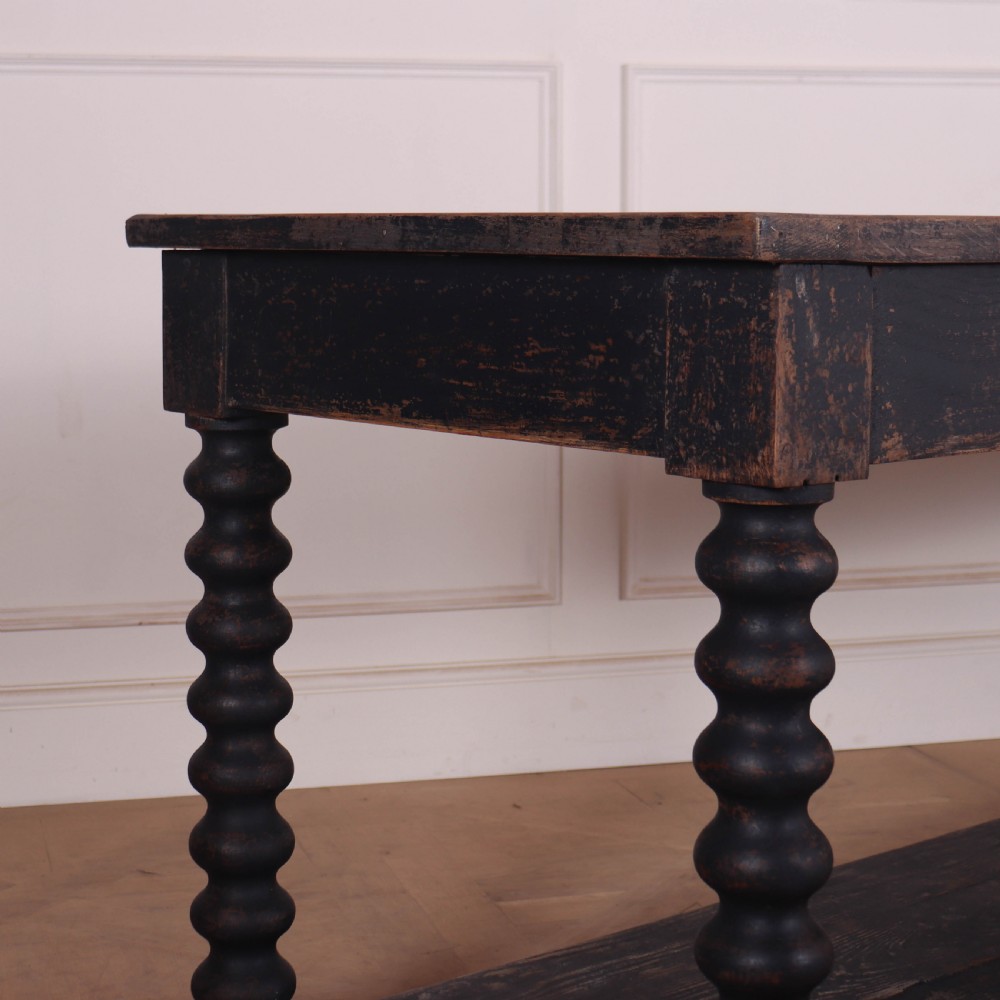French Painted Oak Console Table View III