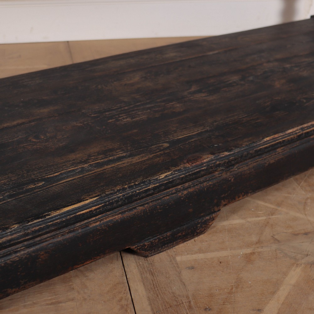 French Painted Oak Console Table View V