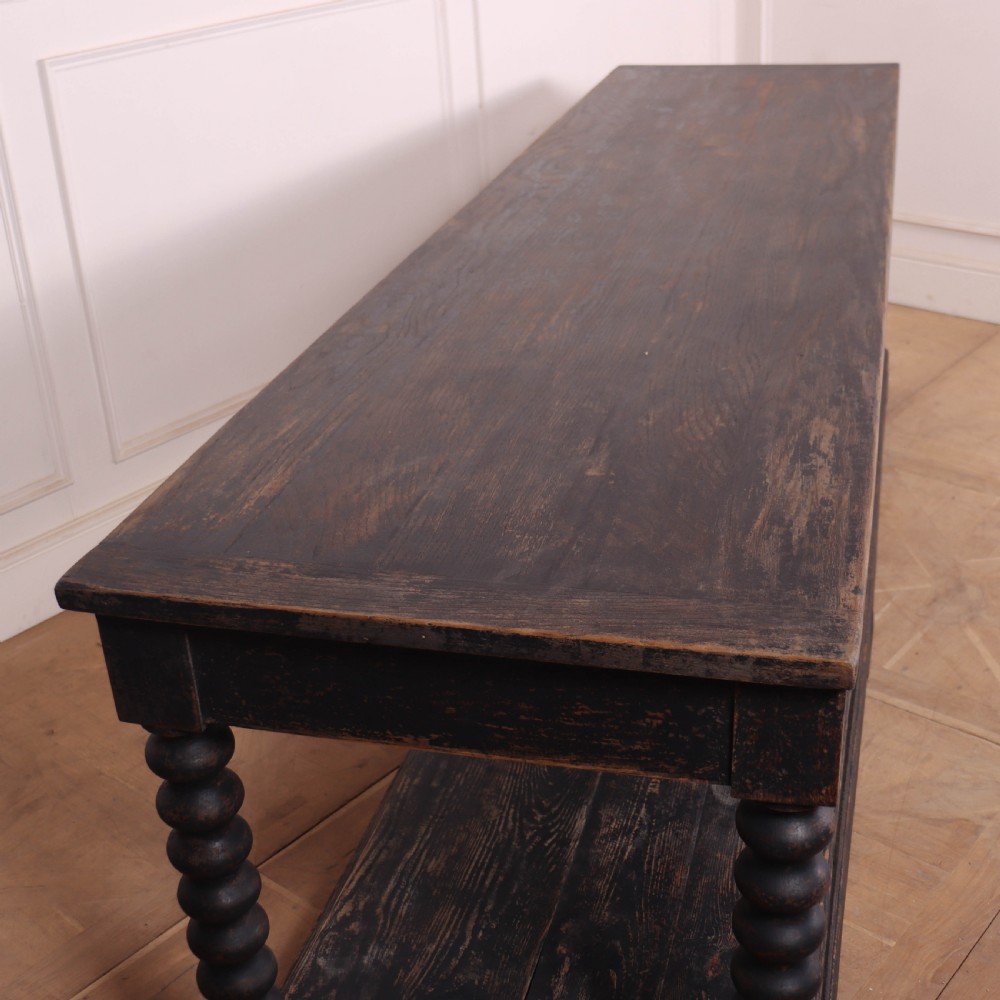 French Painted Oak Console Table View VII