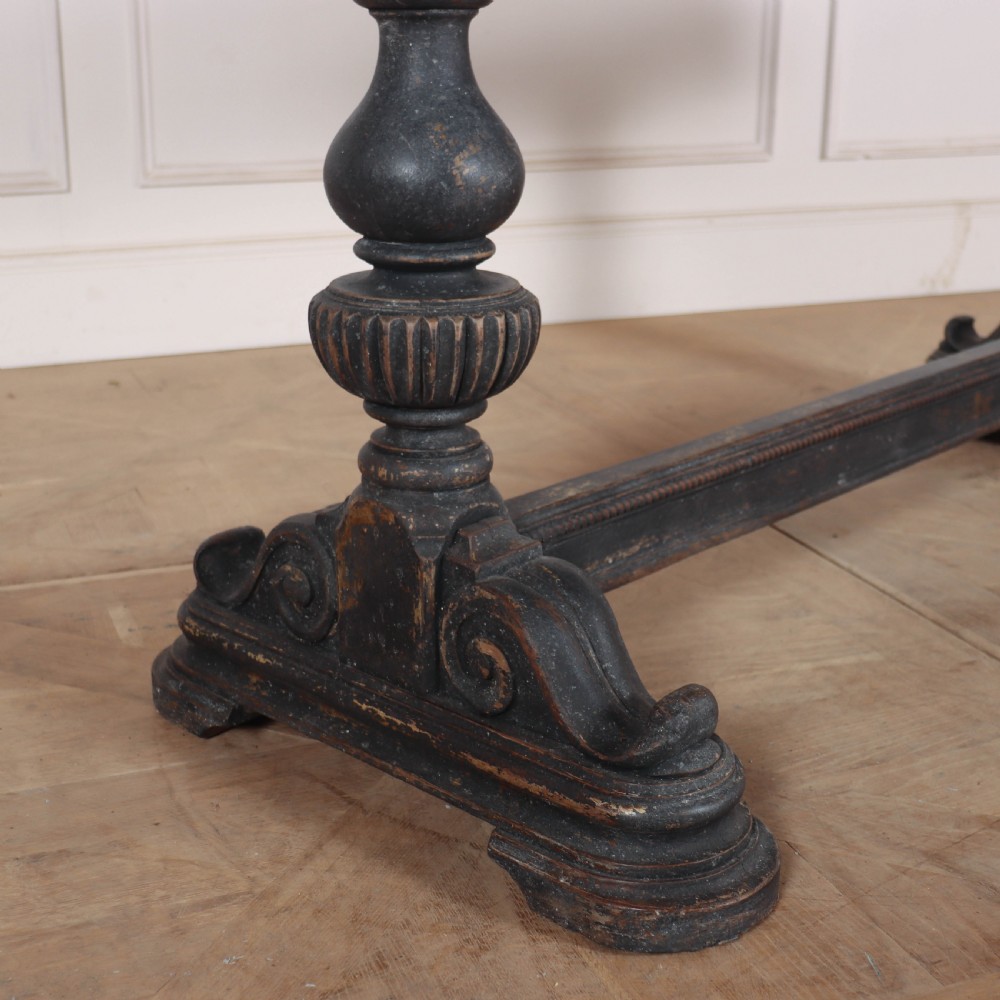 English Painted Oak Console View III
