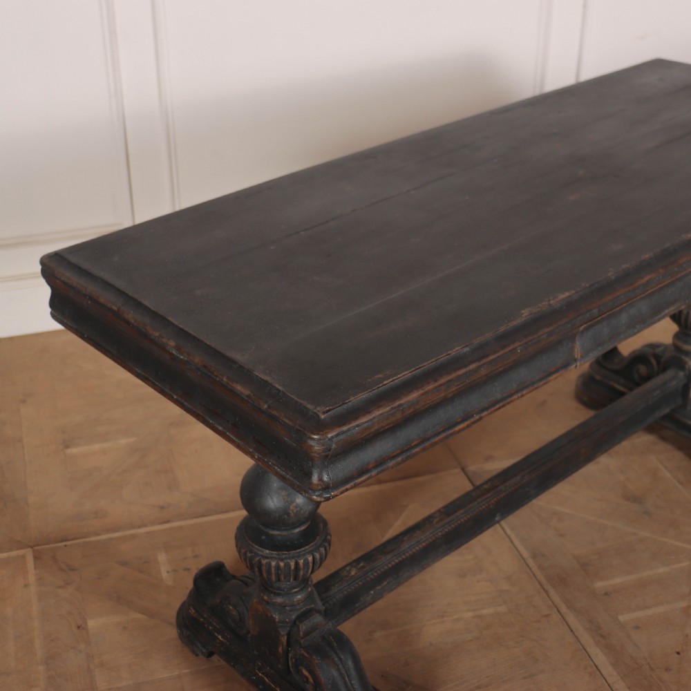 English Painted Oak Console View V