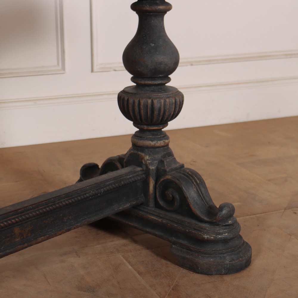 English Painted Oak Console View VI