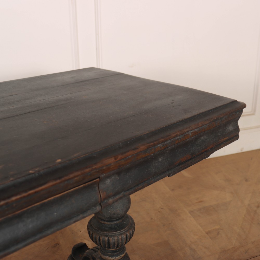 English Painted Oak Console View VIII