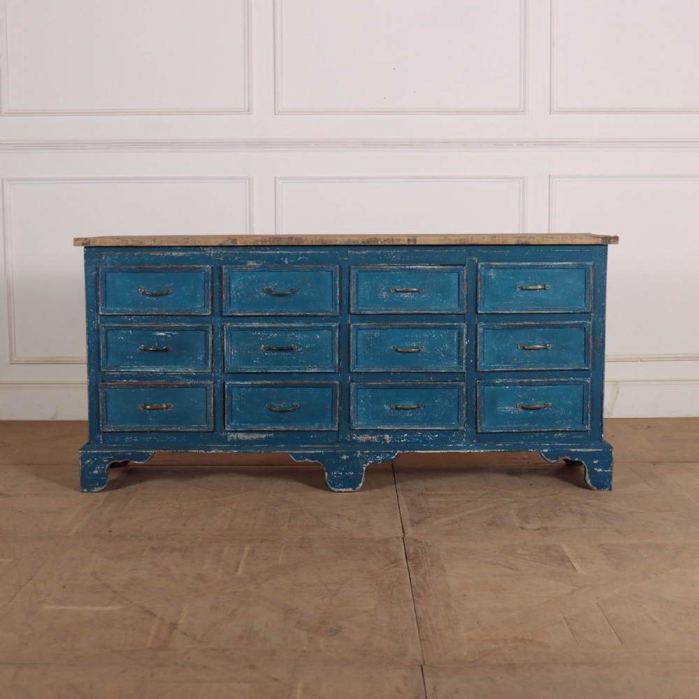 English Painted Base of Drawers