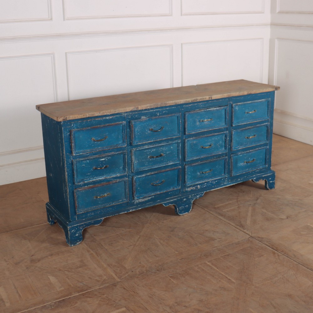 English Painted Base of Drawers View II